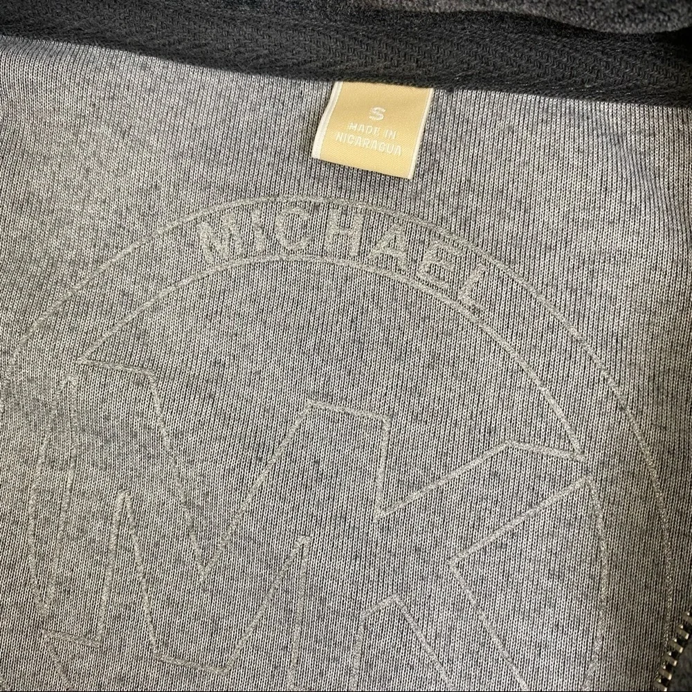 Michael Kors Grey Velvet Jacket Small